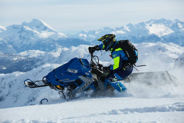 A Snow-mobile for How Much Snow Does Kalispell Montana get?