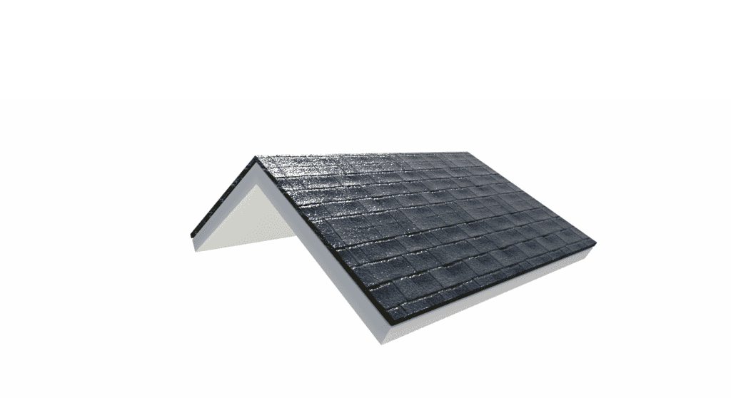 Asphalt roof