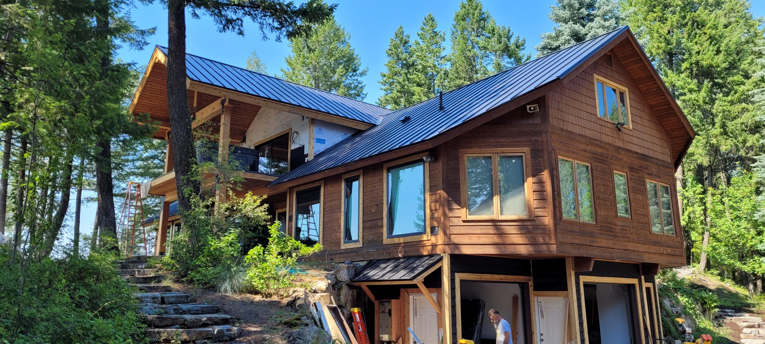 metal roof installation
