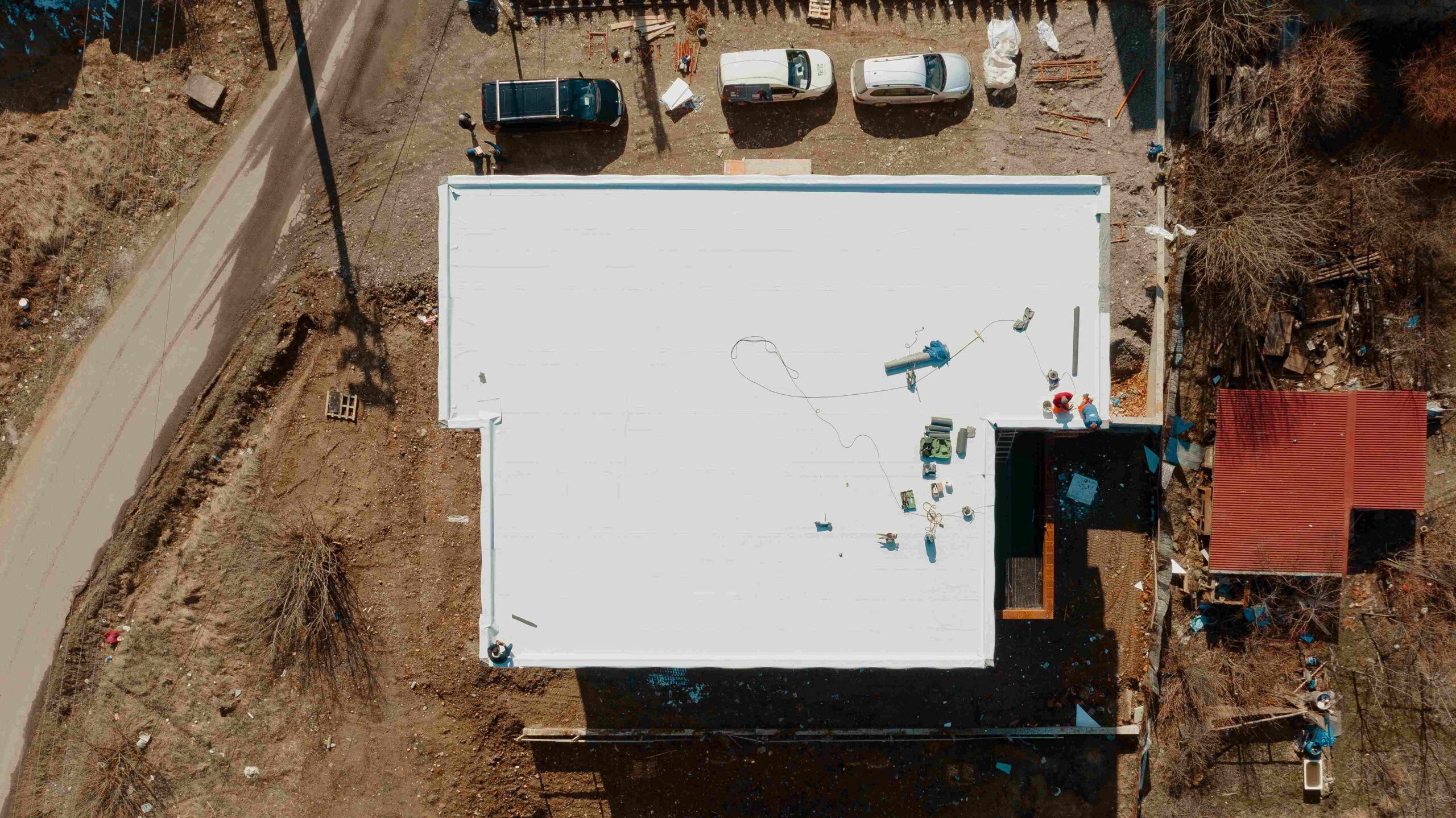 tpo flat roof installation