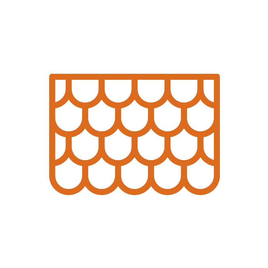 shingle roof icon