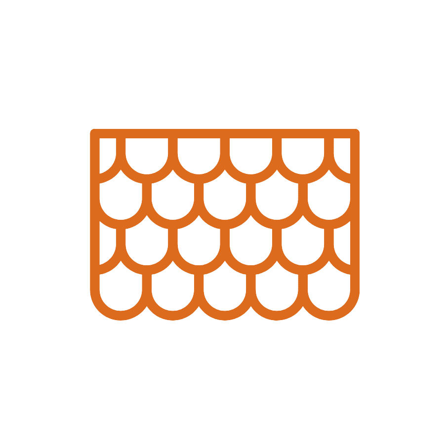 shingle roof icon