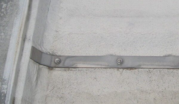 Competitor's solution using polyester fabric and/or seam tape initially appears to be watertight.