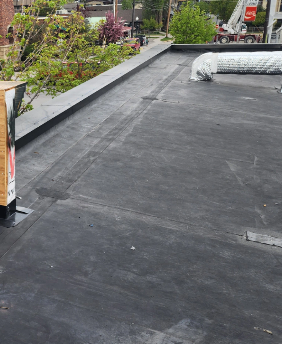 EPDM roofing installation