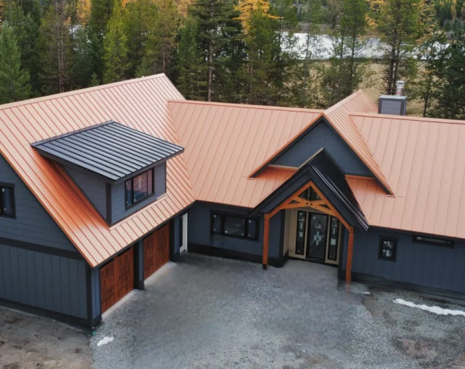 copper roofing installation